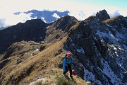 Monti Colombarolo (2309 m) e Ponteranica orientale (2378 m) da Ca’ San Marco il 27 ottobre 2016 - FOTOGALLERY